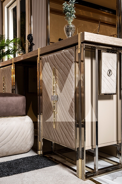 Вегас - бежевая спальня АРТ-Деко Вегас - бежевая спальня АРТ-Деко