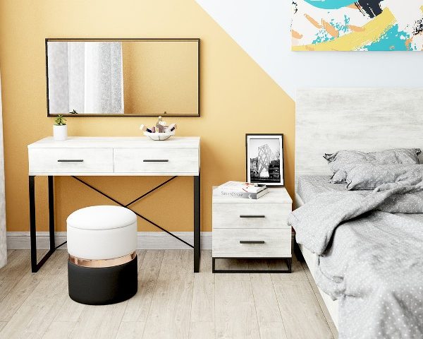 Светлая мебель для спальни Урбан URBAN