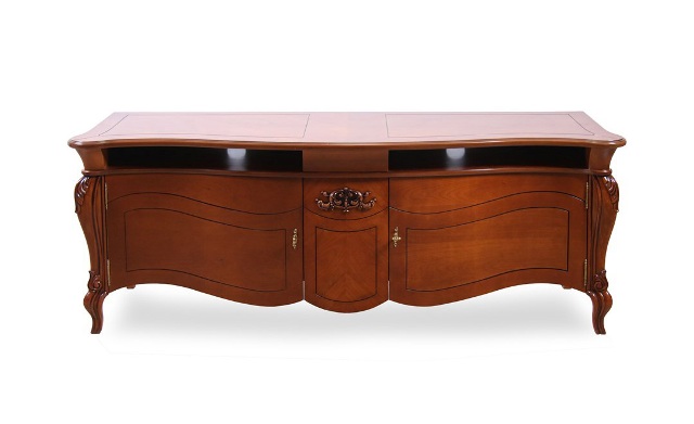 Тумба ТВ из натурального дерева Анабель, Румыния