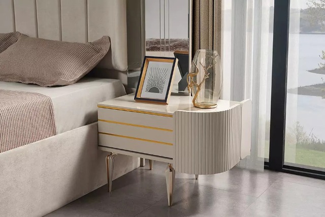 Бежевый комплект спальни Кайра крем Бежевый комплект спальни Кайра крем