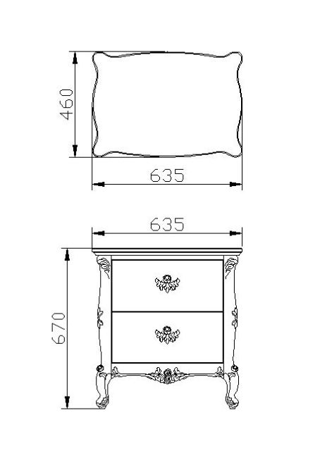 Деревянная тумбочка Шедевр, Энигма