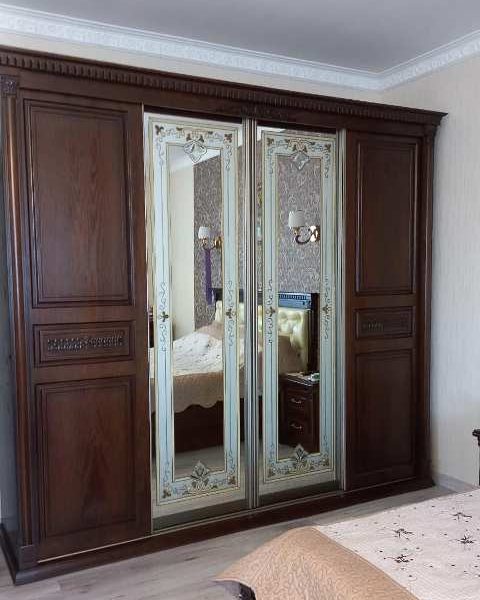 Ореховая деревянная спальня Фаворит, ясень