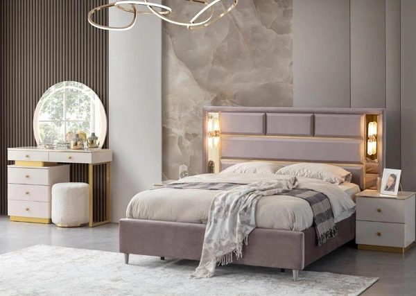 Белая спальня Золото