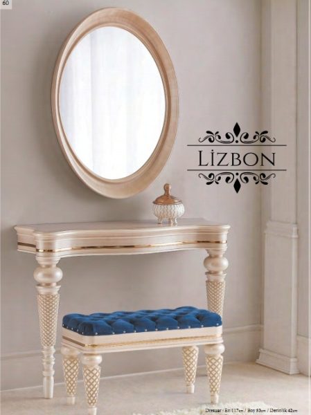 Маленькая консоль с золотом Лизбон