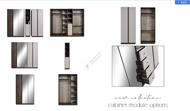 Современная мебель для спальни Натура, INF Современная мебель для спальни Натура, INF