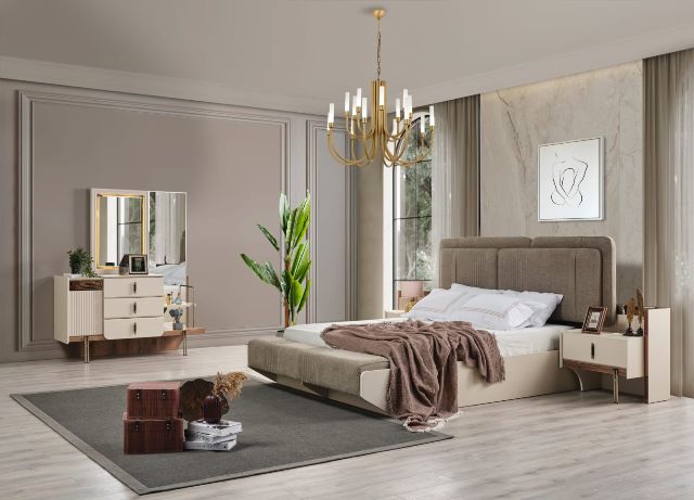 Бежевая спальня Прада, Prada INF Бежевая спальня Прада, Prada INF