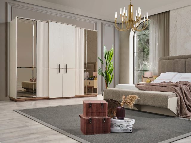 Бежевая спальня Прада, Prada INF Бежевая спальня Прада, Prada INF