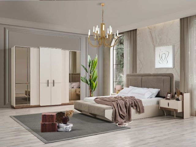 Бежевая спальня Прада, Prada INF Бежевая спальня Прада, Prada INF