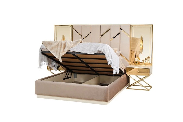 Золотая спальня Ринг в стиле модерн