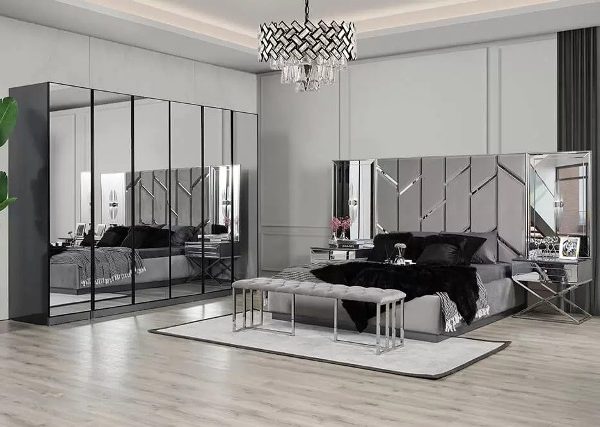 Серебряная спальня Ринг, АРТ-Деко