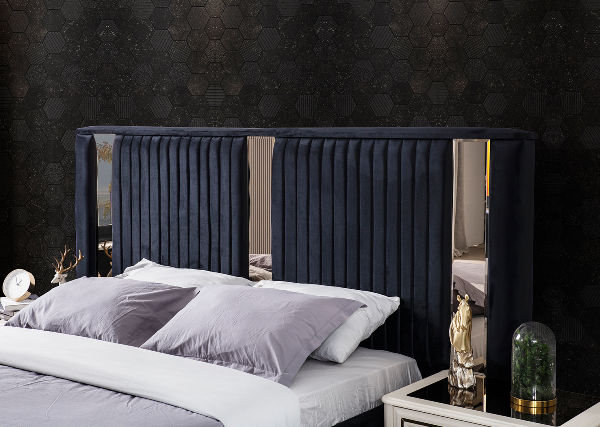 Сапфир-мягкая кровать в стиле модерн INF