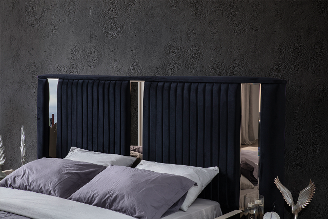 Сапфир-мягкая кровать в стиле модерн INF