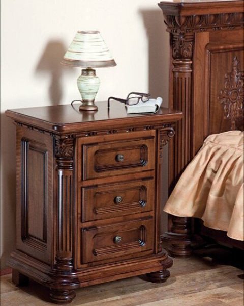 Классическая прикроватная тумба Венеция Люкс