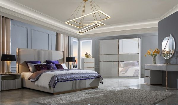 Белая спальня в стиле модерн Лайт