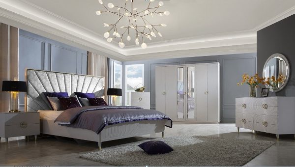 Белая мебель для спальни Мальта модерн