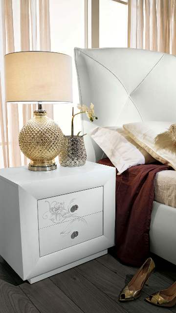 Камила Camilla - белая итальянская спальня, TUTTOMOBILI