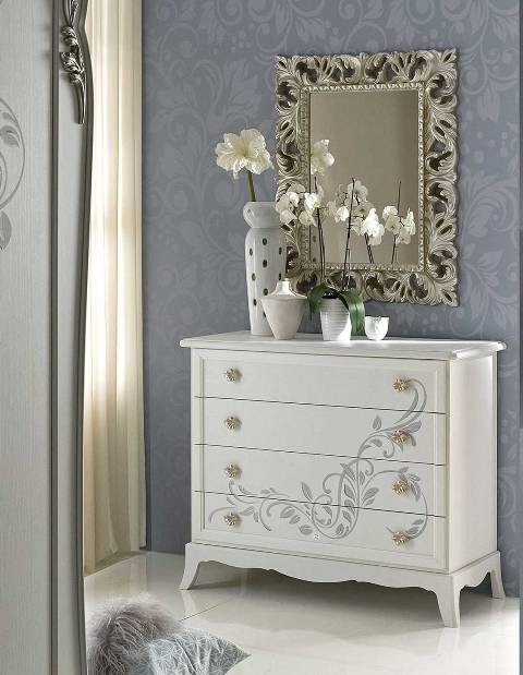 Фиодалисо Fiordaliso - белая итальянская спальня TUTTOMOBILI