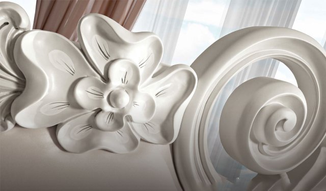 Белая итальянская спальня Аврора Белая итальянская спальня Аврора