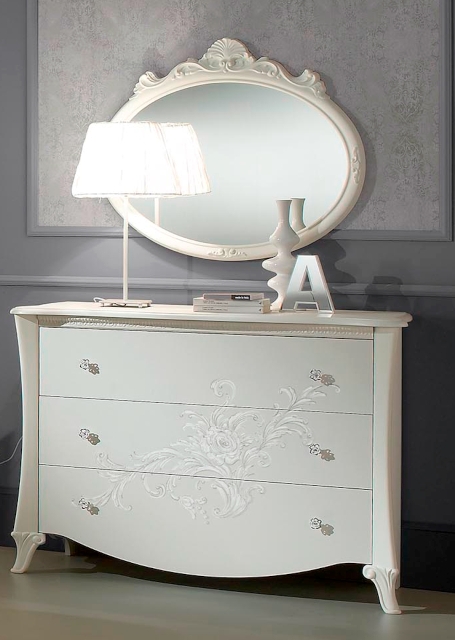 Дорис-белая спальня в стиле современная классика Дорис-белая спальня в стиле современная классика