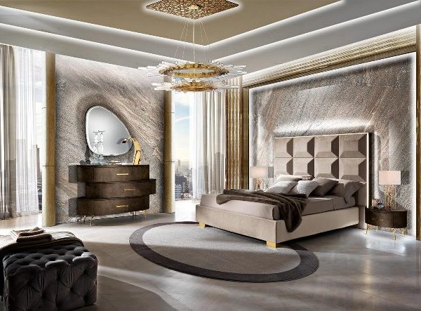 Бежевая итальянская спальня INCAVTO, MOBILIUPIU