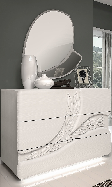 Белая итальянская спальня Ирис, TUTTOMOBILI