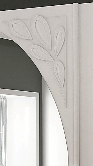 Белая итальянская спальня Ирис, TUTTOMOBILI Белая итальянская спальня Ирис, TUTTOMOBILI