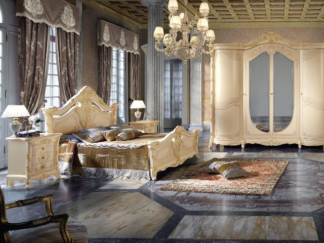 Итальянская спальня барокко MADAME ROYALE Итальянская спальня барокко MADAME ROYALE