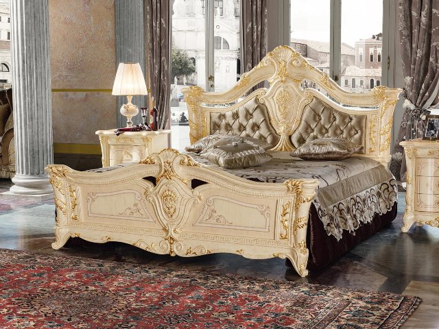 Итальянская спальня барокко MADAME ROYALE Итальянская спальня барокко MADAME ROYALE