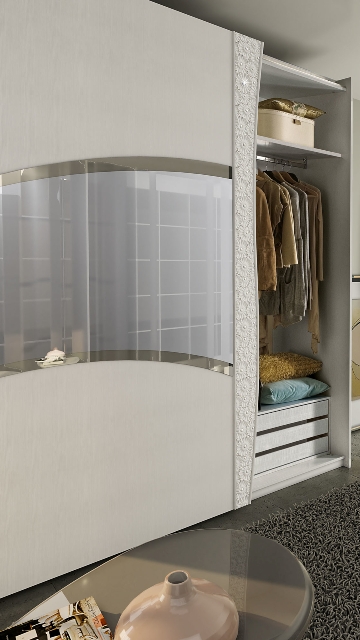 Белая итальянская спальня Маргарита, TUTTOMOBILI Белая итальянская спальня Маргарита, TUTTOMOBILI