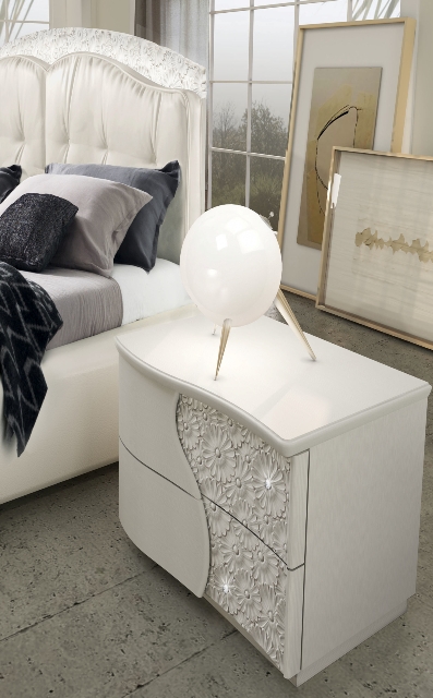 Белая итальянская спальня Маргарита, TUTTOMOBILI Белая итальянская спальня Маргарита, TUTTOMOBILI