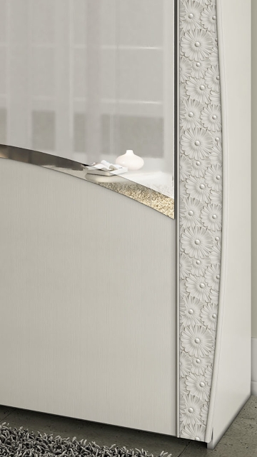 Белая итальянская спальня Маргарита, TUTTOMOBILI Белая итальянская спальня Маргарита, TUTTOMOBILI