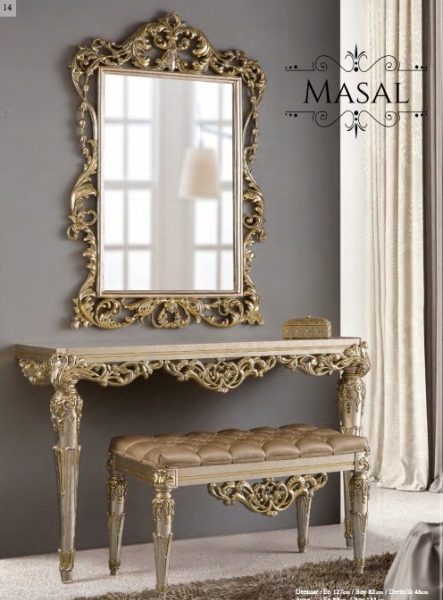 Масал- консоль, зеркало, пуф