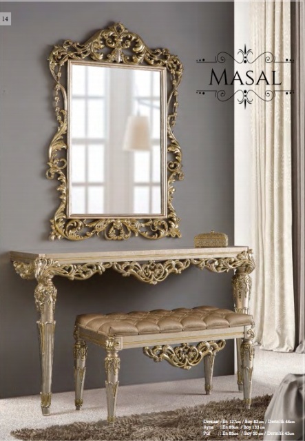 Масал- консоль, зеркало, пуф