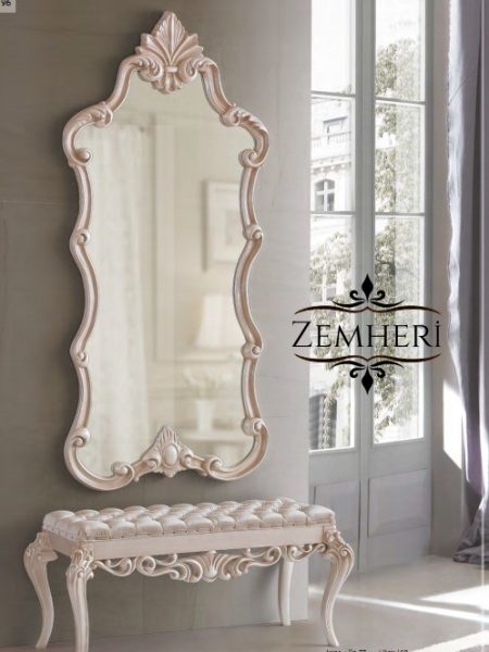 Классическое зеркало с пуфом Земри