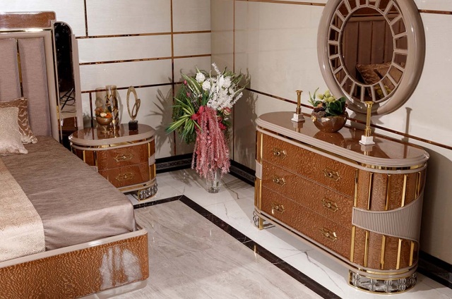 Коричневая спальня Мессина в стиле модерн Коричневая спальня Мессина в стиле модерн