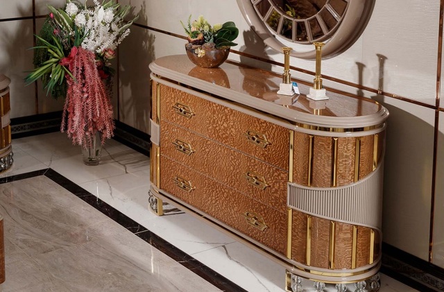 Коричневая спальня Мессина в стиле модерн Коричневая спальня Мессина в стиле модерн