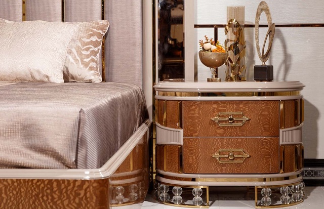 Коричневая спальня Мессина в стиле модерн Коричневая спальня Мессина в стиле модерн