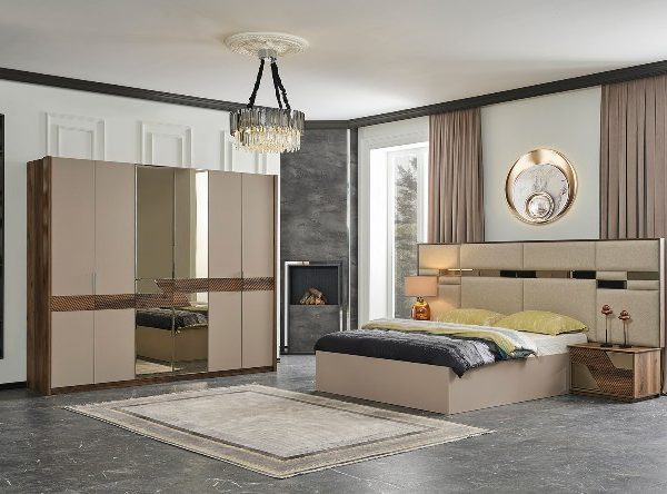 Кремовая мебель для спальни Лого,NEW