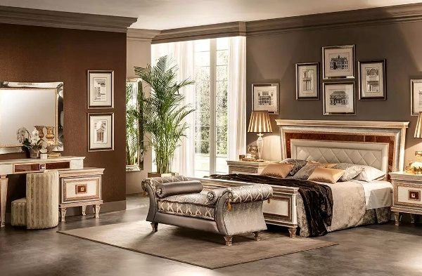 Кровать Дольчевита с мягким изголовьем, Арредоклассик