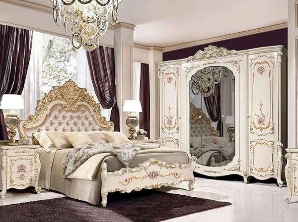 Классическая белая спальня Афина