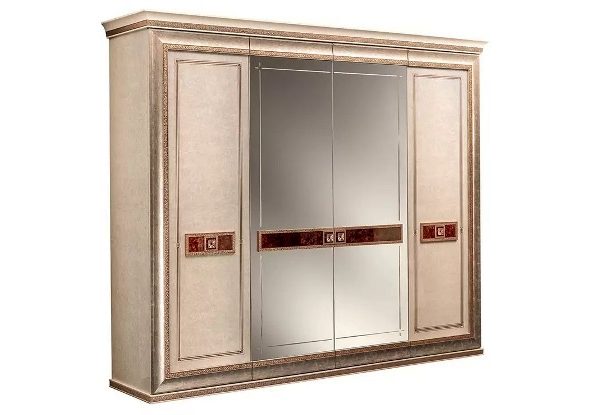 Итальянский четырехдверный шкаф Дольчевита