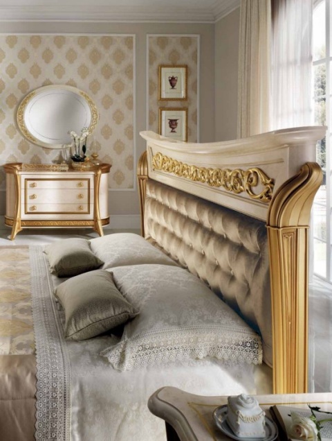 Кровать с мягким изголовьем Мелодия, Арредоклассик