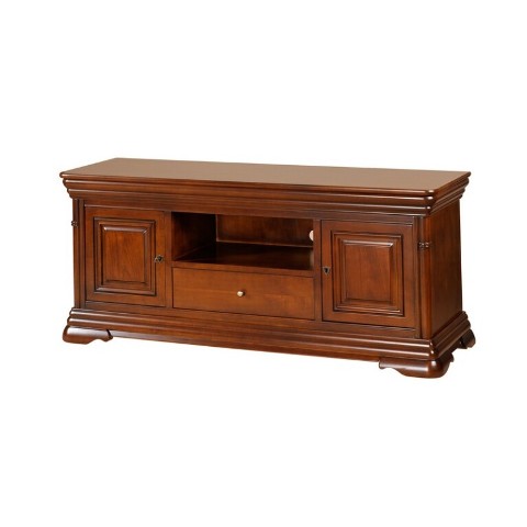 Ореховая тумба под телевизор Элеганс