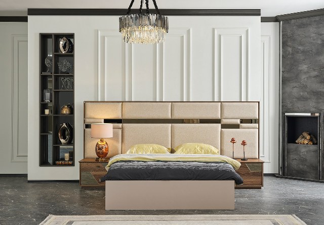 Кремовая мебель для спальни Лого,NEW