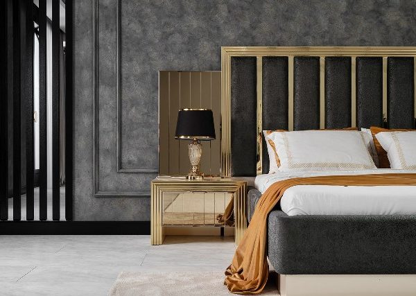 Золотая мебель для спальни Мидас, NEW