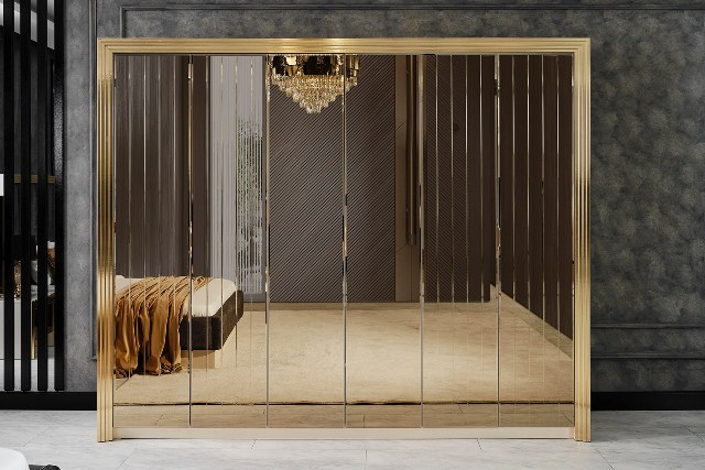 Золотая мебель для спальни Мидас, NEW