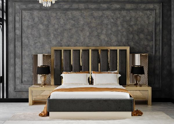 Золотая мебель для спальни Мидас, NEW