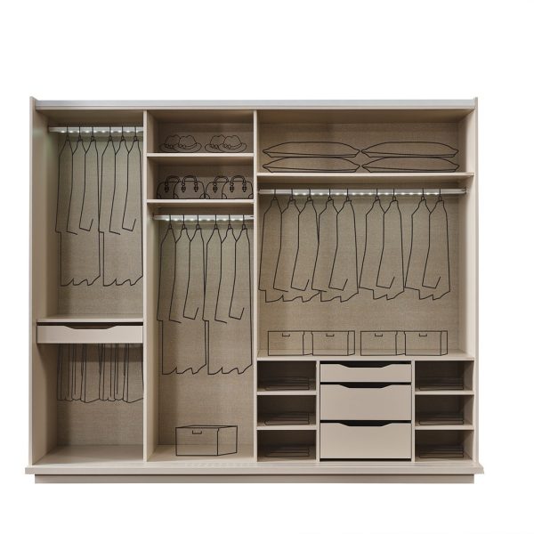 Светлая мебель для спальни Бугатти, NEW