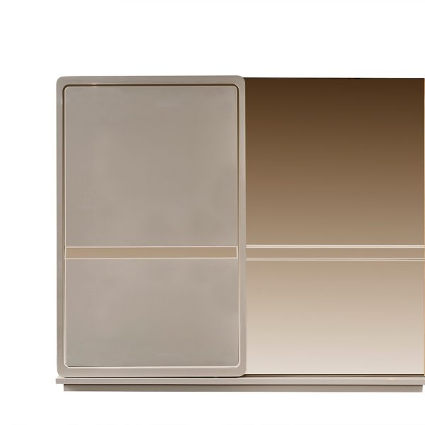 Современный светлый шкаф-купе Бугатти NEW