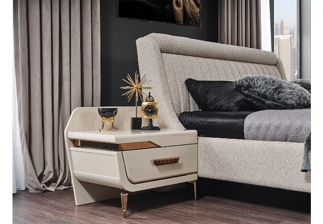 Светлая мебель для спальни Бугатти, NEW